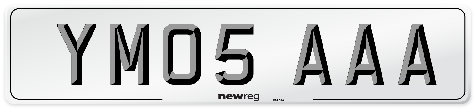 YM05 AAA Number Plate from New Reg
